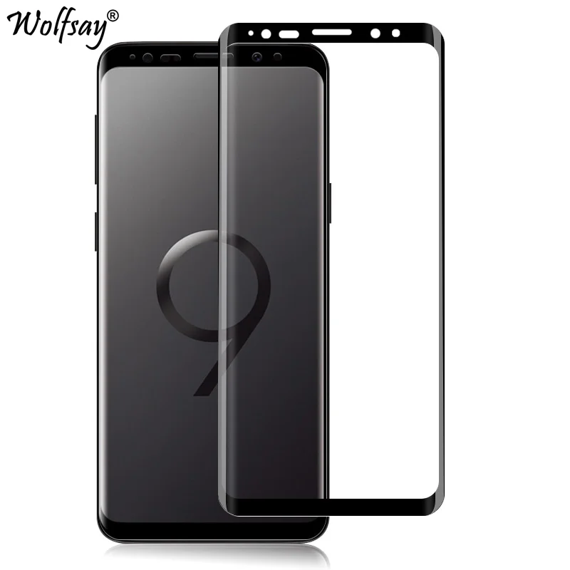 3D изогнутое закаленное стекло для Samsung Galaxy S9 защита экрана 9 H полное покрытие