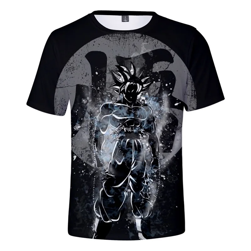 2019 Summer Mens Clothing Dragon Ball T-Shirts men/women/Childrens Clothes Super Saiyan Black t-shirt Sun Wukong tshirt boy girl 2019 Summer Mens Clothing Dragon Ball T-Shirts men/women/Childrens Clothes Super Saiyan Black t-shirt Sun Wukong tshirt boy girl