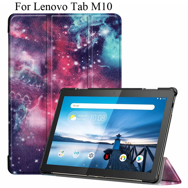 Чехол для Lenovo Tab M10 модный защитный чехол планшета Женский X605F LenovoM10 корпус с милым