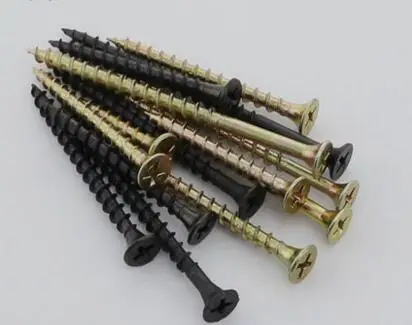 Philip plein 100PCS countersunk self tapping philip Bugle Head M4 Coarse Drywall Wood Screw Black phillip pleine wood screws.