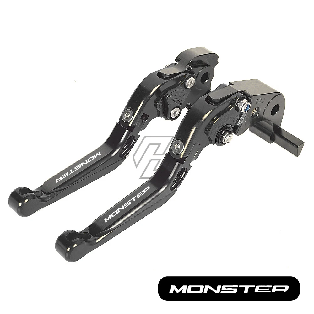 

Logo (MONSTER) Motorcycle Foldable Brake Clutch Levers Case for Ducati 620 MONSTER 620 MTS 2003 2004 2005 2006