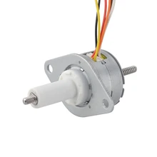 

Permanent Magnet Motor 25x15mm PM Captive Linear Stepper Motor DC Motor 0.23A Lead 1mm/0.039" Travel 22mm