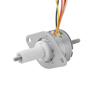 

Permanent Magnet Motor Φ25x15mm PM Captive Linear Stepper Motor DC Motor 0.23A Lead 1mm/0.039" Travel 22mm