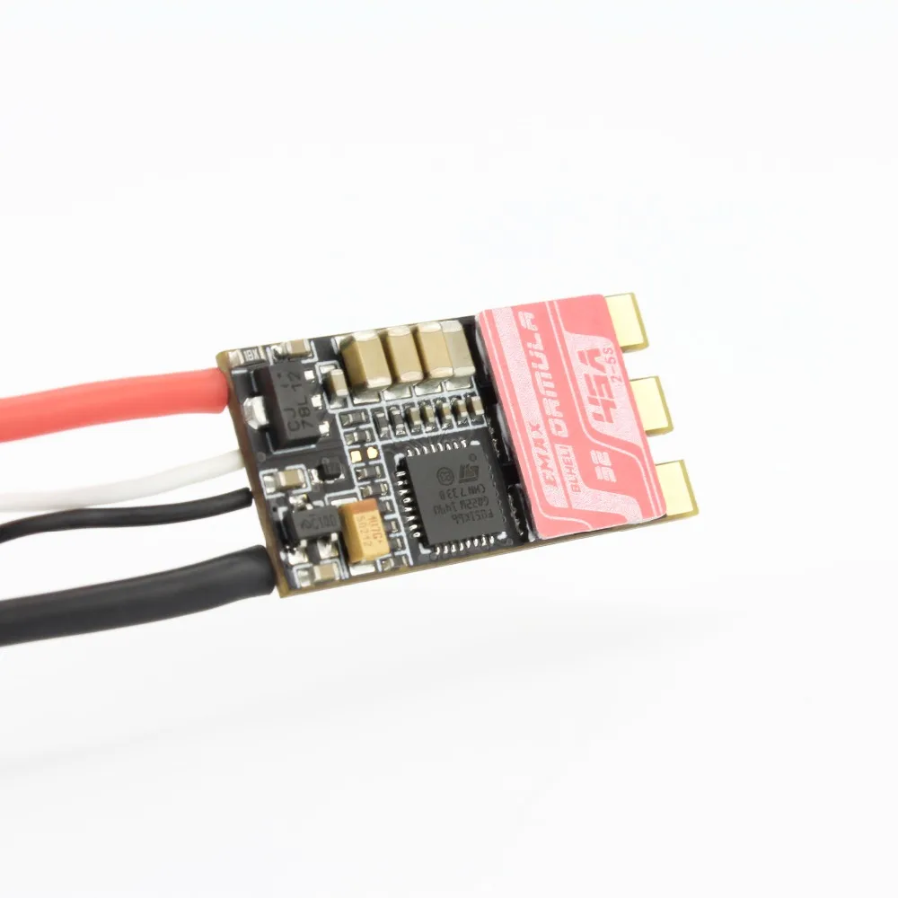 

Emax Formula 45A Blheli_32 2-5S Brushless ESC for RC Quadcopter Multicopter