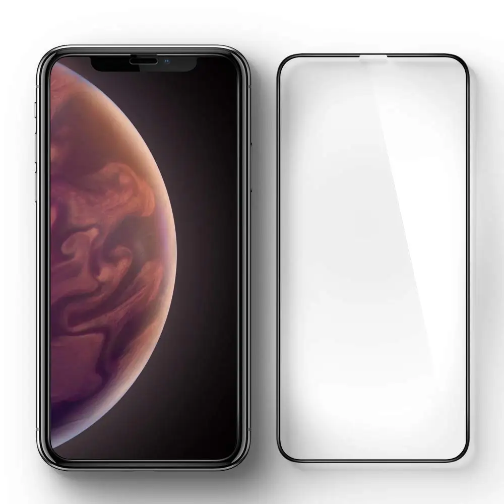 Spigen Glas.tR Slim EZ Fit полное покрытие закаленное стекло Защита экрана для iPhone 11 Pro Max / XS