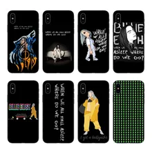 Когда мы все засыпаем, куда нам идти Billie Eilish Khalid Encantador Macio TPU Casos de Telefone Capa Para o 5 6 7 8 Plus X