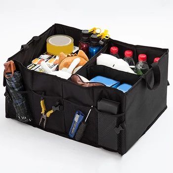 

Multi-Use Oxford Portable Car Storage Bags Car Back Folding Storage Box Auto Organizer