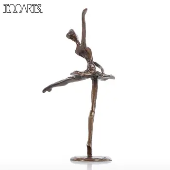 

Ballet Dancing sculpture modern art Ballet Girl Iron Figurine Statue Ballerina Statue Female Statue Home Decoration accessories