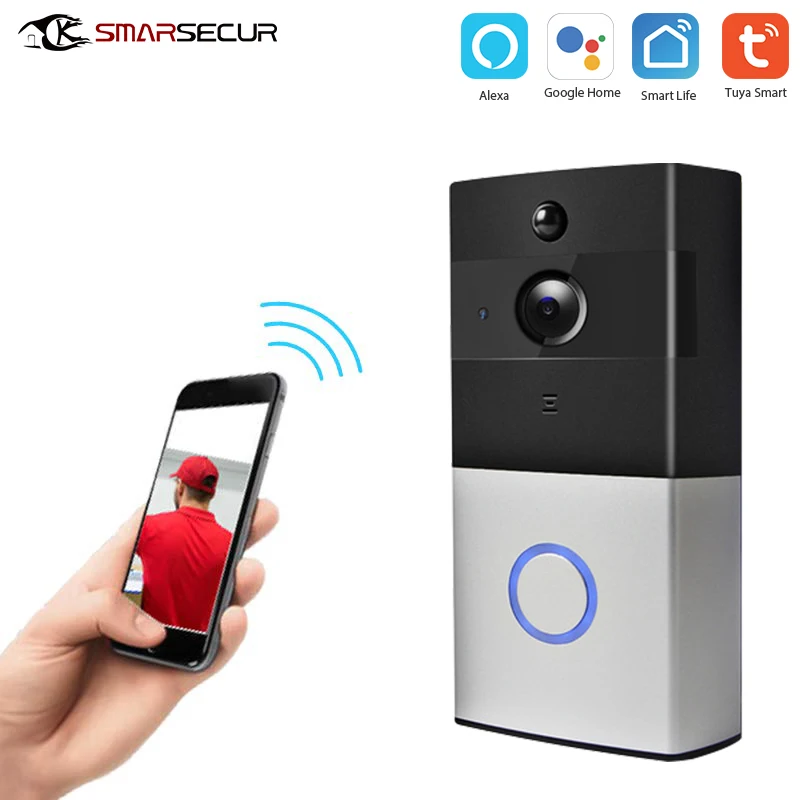

Tuya IP Video Intercom WI-FI Video Door Phone Door Bell WIFI Doorbell Camera For Apartments IR Alarm Wireless Security Camera