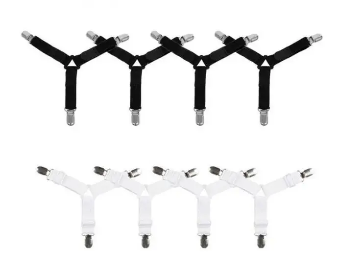 

30set 4pcs Elastic Cover Blankets Grippers Holder Bed Sheet Clip Mattress Fasteners Fixing Slip-Resistant Belt Clip Home Liv