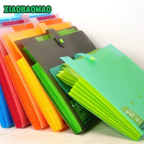 

32.5X23.6cm Poly Expanding File Folder Organ Bag A4 Organizer Paper Holder Document Folder School Supplies 5/8layer folder
