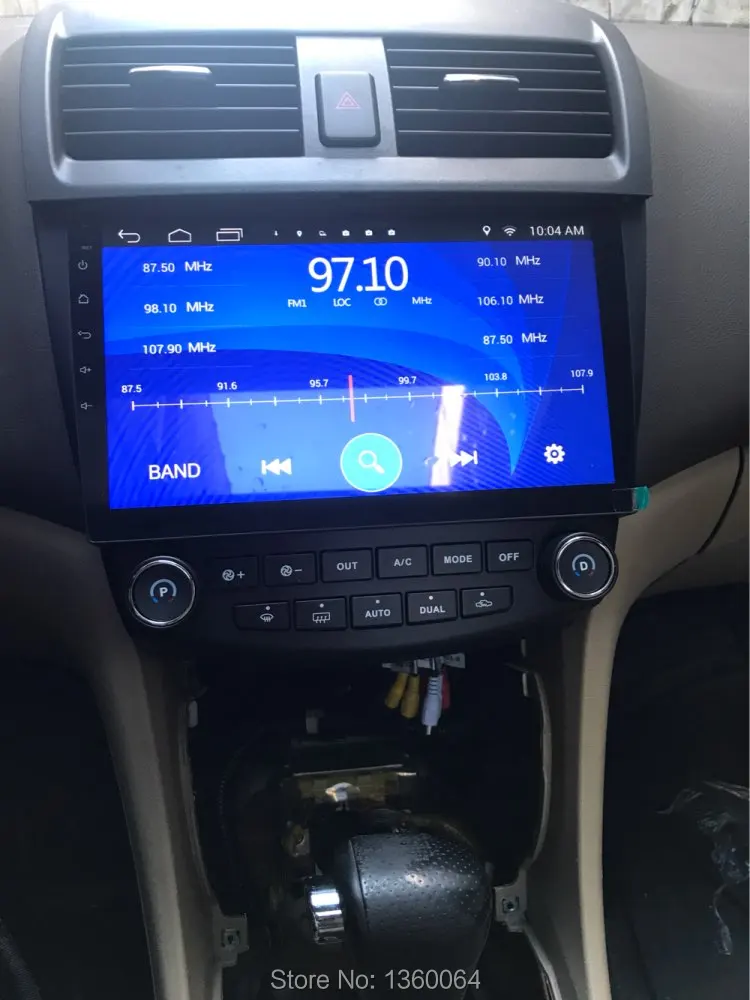 Sale Nedehe Android 8.1 Quad core 10.1 inch for Honda accord 2003 2004 2005-2007 car radio dvd gps navigation steering wheel control 1