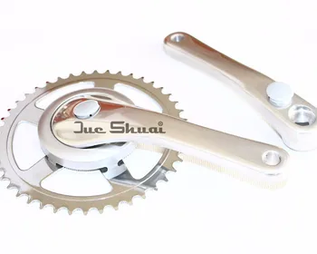 

44T sprocket crankcset Bike Chain 170mm Protective Cover with Bracket Chainwheel pedivela Bike Accessories for Free Shipping