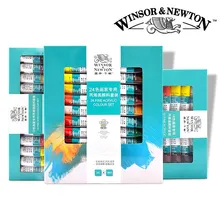 Winsor& Newton акриловых красок комплект 12/18/24 Цвета 10 мл ручная роспись стены рисунок красящий пигмент набор «сделай сам» не исчезает