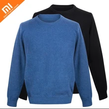 Original xiaomi mijia básico dos homens em torno do pescoço suéter de cashmere com capuz 100% dos homens da caxemira camisola suéter de cashmere