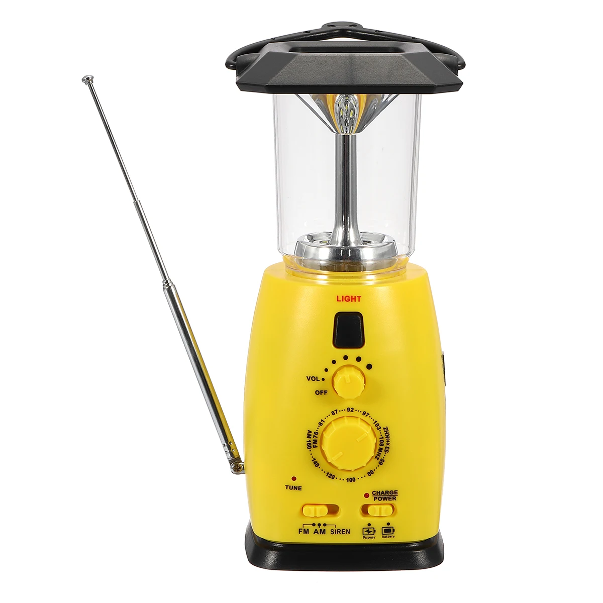 

Hand Crank Emergency Light Portable Crank Solar 8 LED Camping Flashlight Radio Digital Mobile Phone Charging Solar Outdoor Lamp