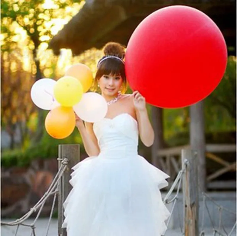 Красочный выдув 36 дюймов круглый воздушный шар гелиевые надувные большие воздушные шары из латекса для украшения дня рождения