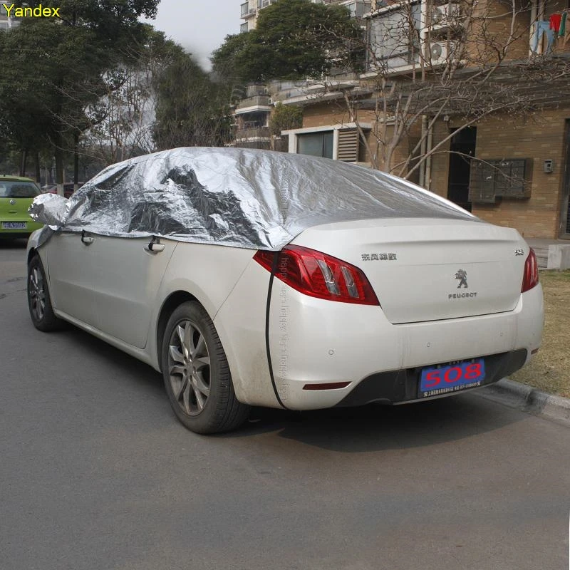 Яндекс Светоотражающие анти солнцезащитный крем лобовое стекло автомобиля тела одежда покрытие автомобиля для Peugeot 408 308 307 508 3008 301 2008