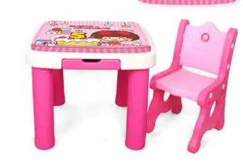 Маленькие дети складные столы и стулья. Таблица обучающие игрушки