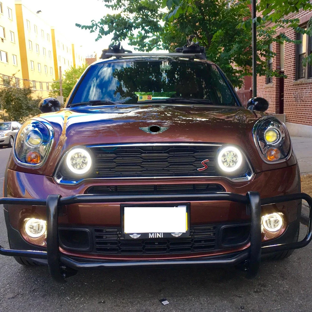 2X Белый светодиод DRL ралли лампа для Mini Cooper F55 F56 F57 2014 2015 2016|Фара авто в сборе| |