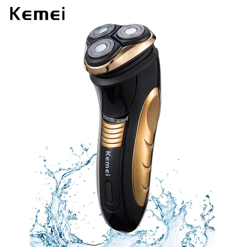 Kemei electric shaver face care waterproof beard shaver rechargeable electric razor men 3D floating shaving machine trimmer Kemei electric shaver face care waterproof beard shaver rechargeable electric razor men 3D floating shaving machine trimmer