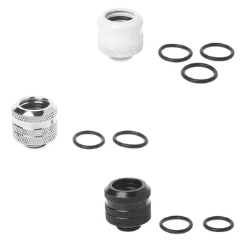 

Computer Water Cooling OD14mm Hard Tube Fitting Hand Compression Fitting G1/4 For Cooling System