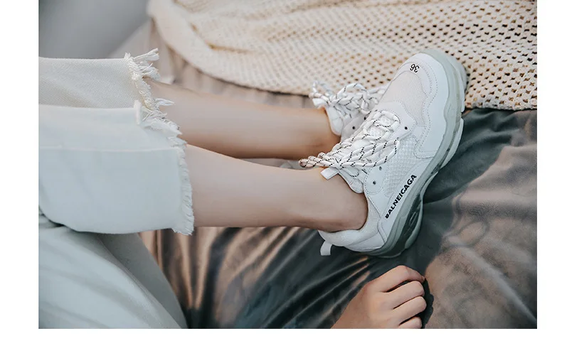 Jookrrix/; женская модная повседневная обувь на массивном каблуке; женская обувь на танкетке 5 см; удобные дышащие кроссовки с сеткой для девушек