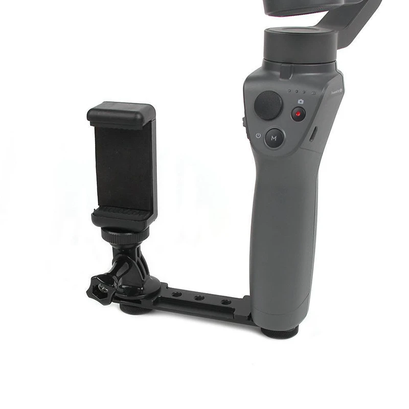 Кронштейн Черная Камера с горячим башмаком для Zhiyun Smooth Q4/3/Osmo Mobile 1 2 Up