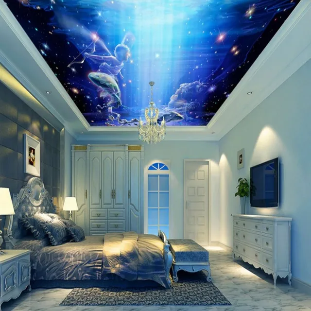 Tapete 3d Benutzerdefinierte Fantasie himmel Engel Fliegen Fisch ... Tapete 3d Benutzerdefinierte Fantasie himmel Engel Fliegen Fisch ...