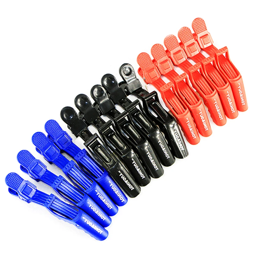 

5 Pcs/Lot Hairdressing Clips In ABS Plastic Material Professional Hair Aligator Clip For Hair Cut Hairdressing Tools Wholesale