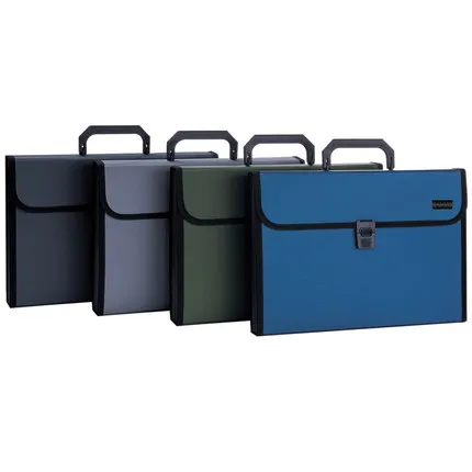 

London Business Style Portable A4 File Case Document Bag File Folder Expanding Wallet Office Supplies