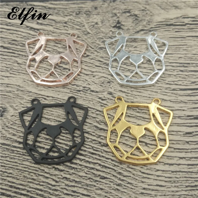 Elfin Мопс в стиле оригами подвески ювелирные изделия