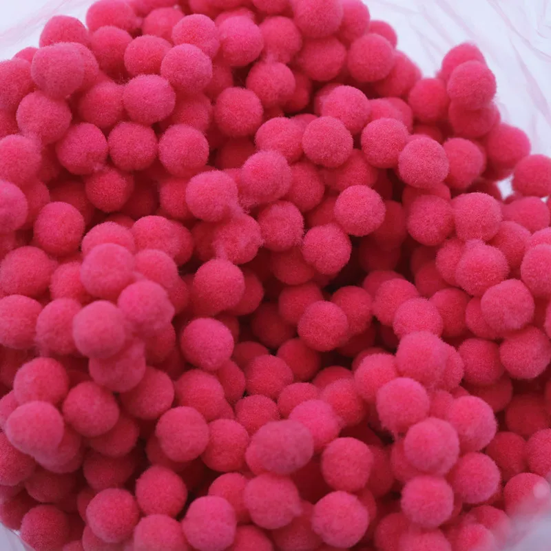 500-1000 шт 8/10/15/20/25/30 мм Мини пышная Нижняя Pom Poms помпонами ручной работы для детей игрушки свадебный Декор DIY товары для шитья и рукоделия