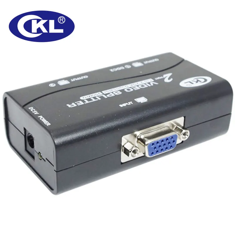 VGA Splitter Video Duplicator 2 port Support Cascade i1920*1440 USB