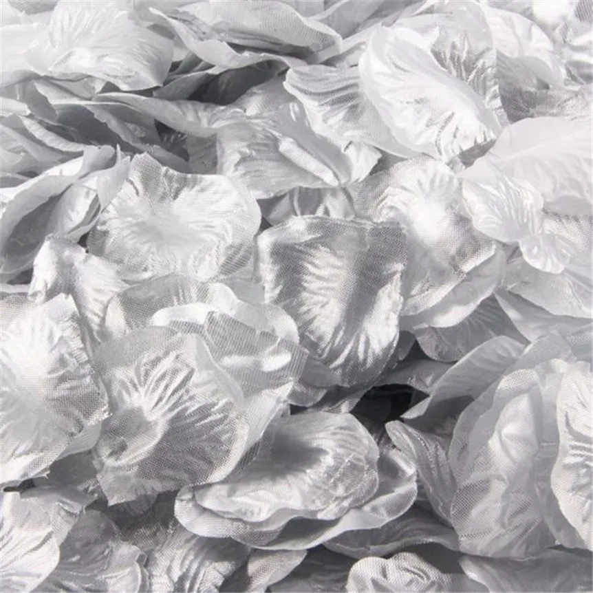 500Pcs Multicolor Fake Rose Petals Girl Toss Silk Petal Artificial Flower For Wedding Party Home Decoration Accessories