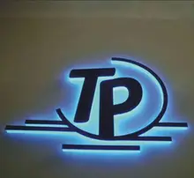 Backlit house Number sign stainless steel signage letters LED 3D illuminated letters signs for Advertising customized