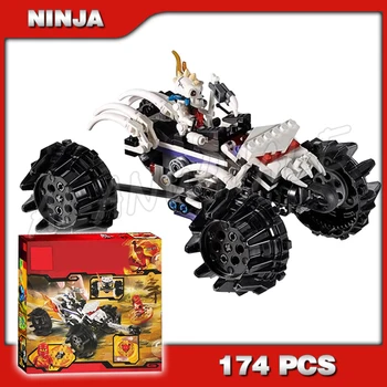 

174pcs 2016 Bela 9730 Ninja Nuckal's ATV Building Blocks Model Toys Kai DX boys Bricks Compatible with