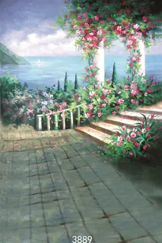 

Photography Backdrops Oil Paintings Flowers Vinyl Photo Background for Studio Wedding Children Backdrop for Photo Shooting