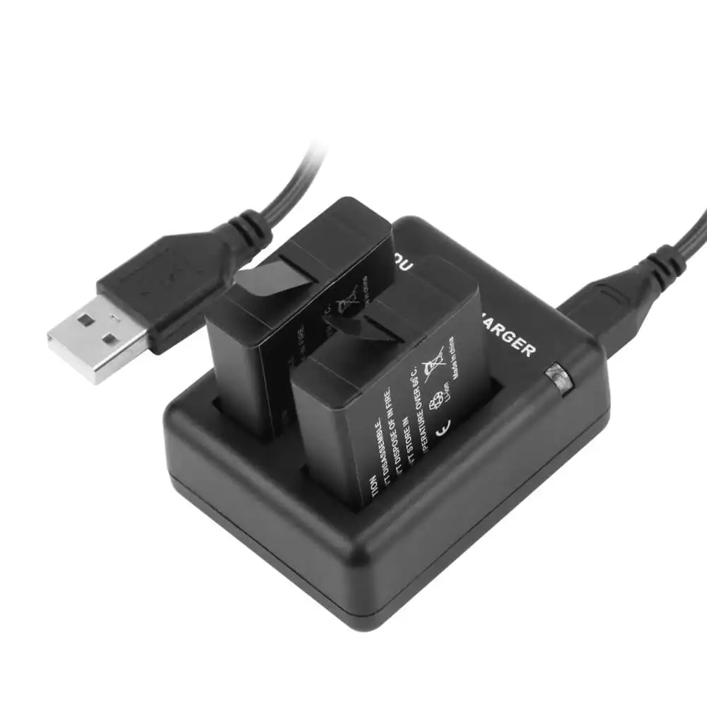 Dual Port Slot AHDBT-501 Battery Charger For GoPro Hero 6 5 Black Camera With USB Cable For Go pro Hero6Hero5 Black Accessories (3)
