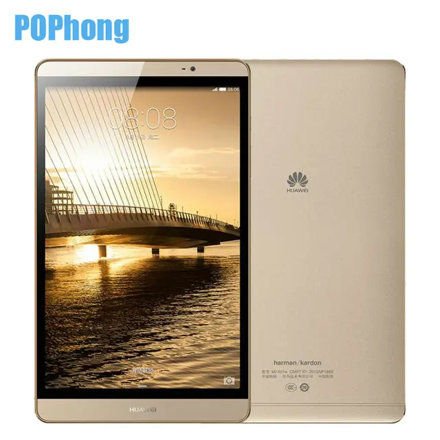 Оригинал Huawei MediaPad M2 8.0 Tablet PC 32 ГБ ROM Kirin930 Octa core Android 5.1 3 г ОЗУ 8.0 дюймов 1920x1200