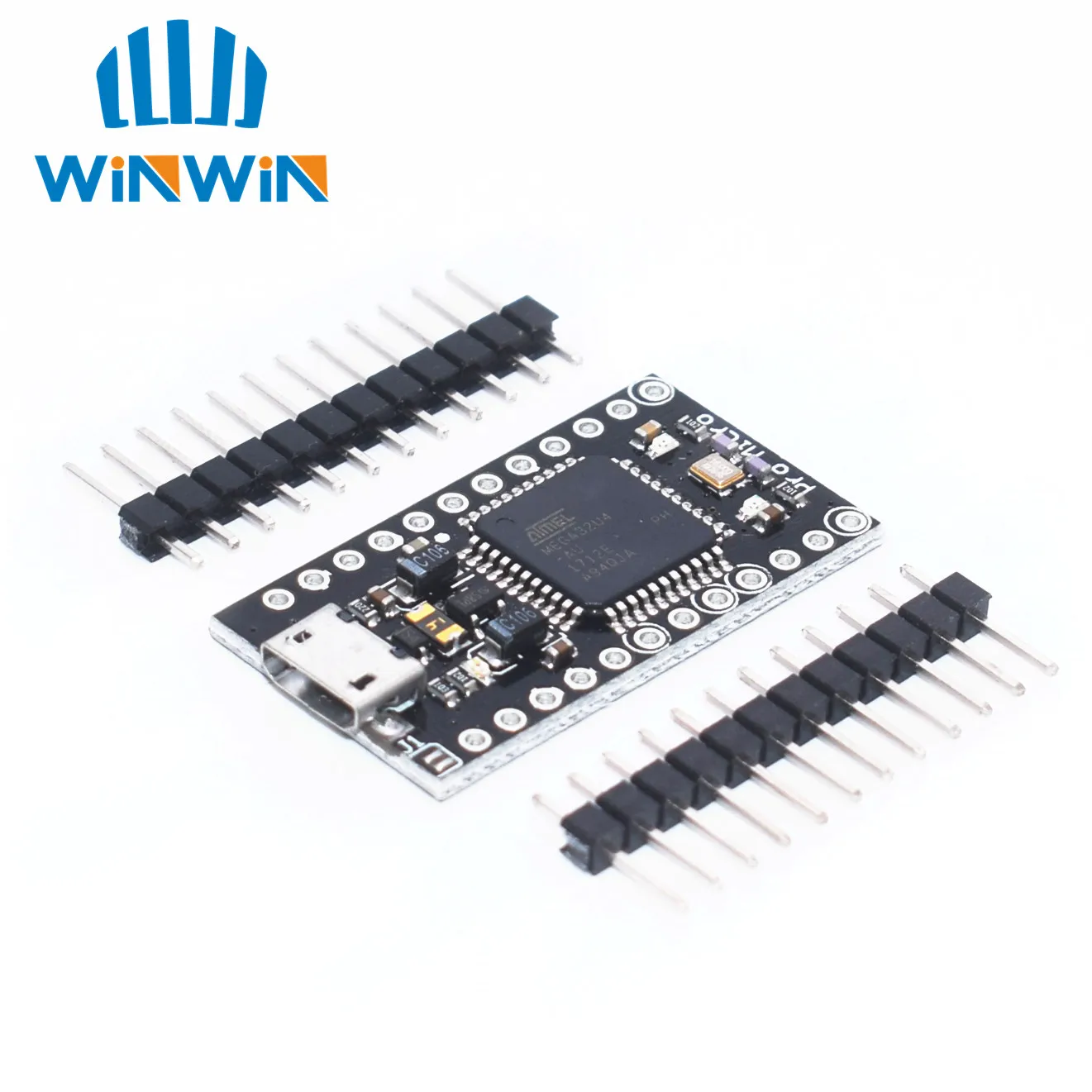 

10pcs With the bootloader New Pro Micro ATmega32U4 5V/16MHz Module ATMEGA32U4-AU hei