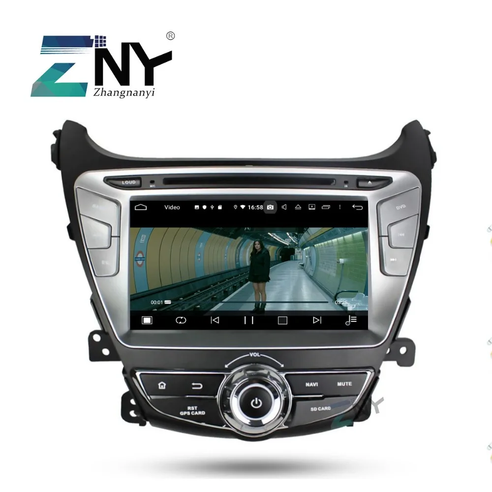 Discount 8" IPS Android 9.0 Car Stereo GPS For Hyundai Elantra 2014 2015 Auto DVD Radio DSP Navigation Audio Video Player Backup Camera 5