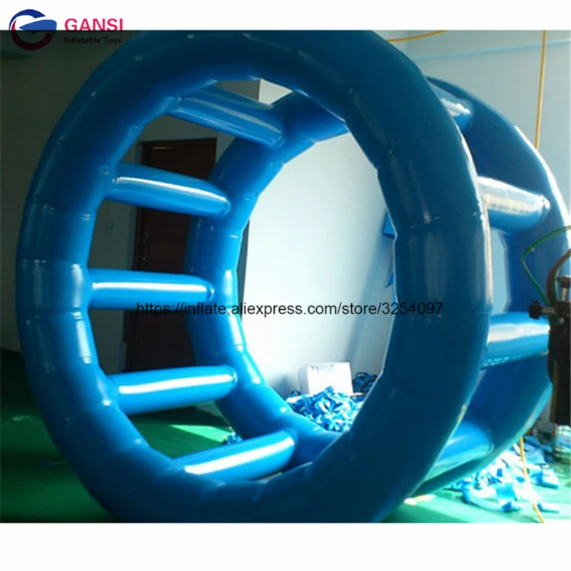 

Water Game Toys 0.9Mm PVC Custom Color Inflatable Water Roller,Kids Walk On Wheel Inflatable Water Roller For Pool