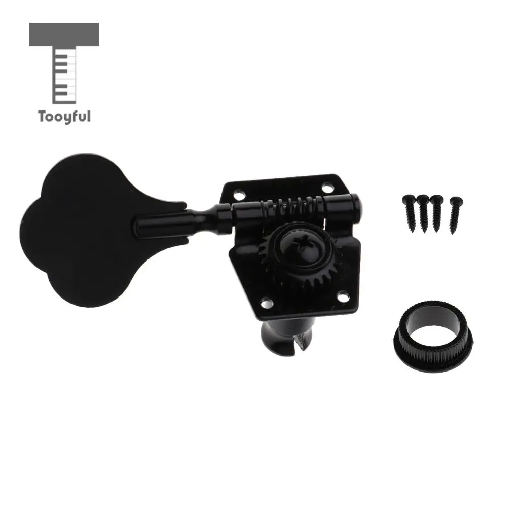 Tooyful String ButtonTuning Pegs Left Side Tuners for 4 Strings Electric Bass Guitar
