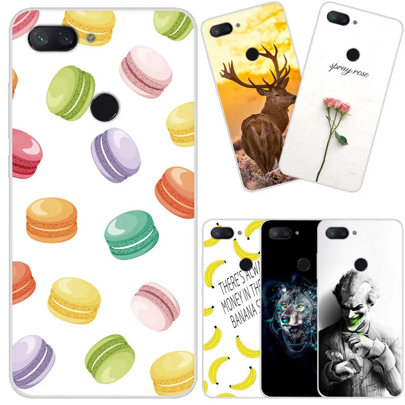 

Case For Xiaomi Mi 8 Lite/Xiaomi Mi 8 Youth (Mi 8X),TPU Material Painted Beautiful Cartoon Color Painting Case.16 Colors!