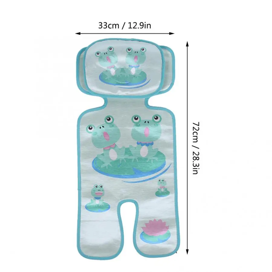 Летом прохладно Коврик для детской коляски подушки сиденья корзину коврик Обложка новорожденный подушка для коляски детский коврик Ice Шелковый коляска Accesssories - Цвет: B