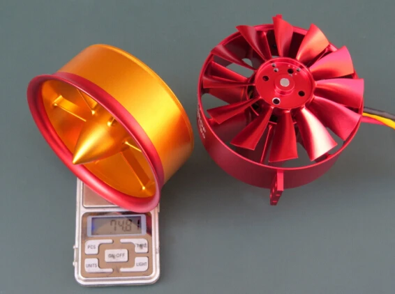 

JP электронный двигатель с приводом 150A RC самолет Vortex Air Spray 12 Blade 105 мм 6s 12S FED самолет Cowling Fan металлический держатель