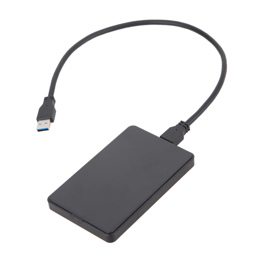 USB 3,0 SATA жесткий диск Внешний корпус Чехол Коробка для жесткого диска без инструментов с USB кабелем для 3 ТБ 2," SATA SATAII SATAIII SSD