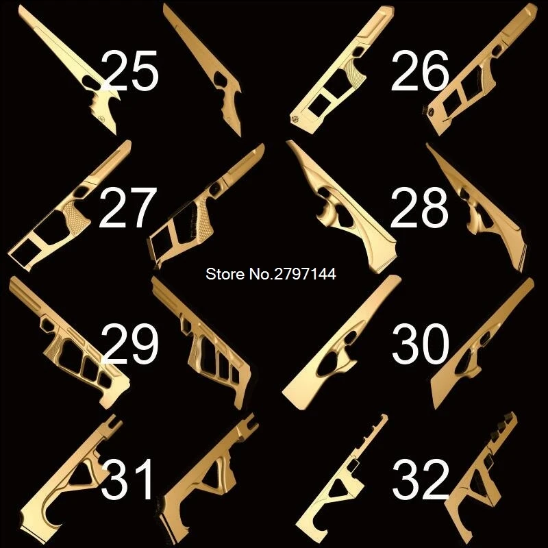 32pcs for choose gunstock 3D STL model for carved figure cnc machine Router Engraver ArtCam Gun stock Model design
