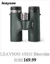 LEAYSOO 10X50 Professional Binocular Waterproof Low light level night vision Moonpit in sight Telescope NO infrared